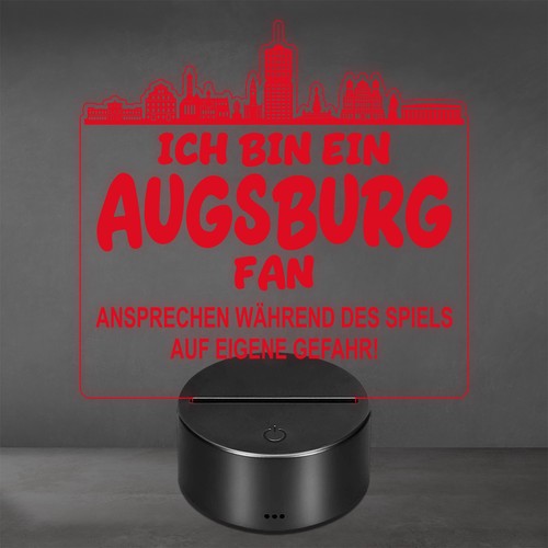 Augsburg fan fußball led - augsburg,