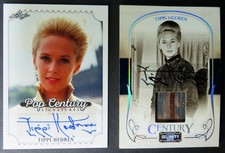Tippi Hedren - 2x Autograph Card - 2008 Donruss 38/50 + 2016 Leaf - Hitchcock !!