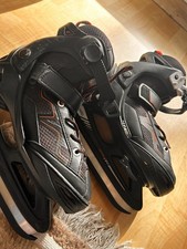 Schlittschuhe Kinder, schwarz, Grösse 32-35, Marke Oxelo DECATHLON