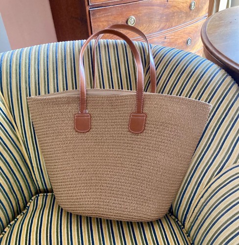 Bast stroh tasche handtasche - bast/stroh,