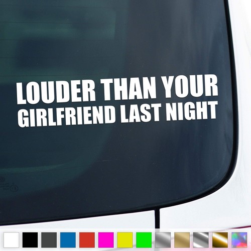 Louder than aufkleber sound - than,