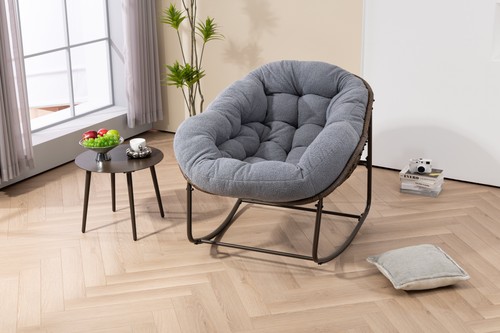 Outdoor rattan rocking chair - rocking,