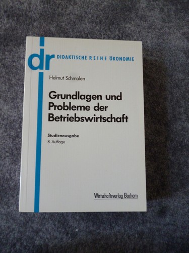 Helmut schmalen grundlagen - helmut,