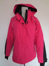 H&M Ski Jacke 164 ca 34/36 Winter Anorak pink schwarz Kapuze Daumenloch /HB2