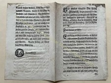 orig. Flugblatt 1788 Ernst