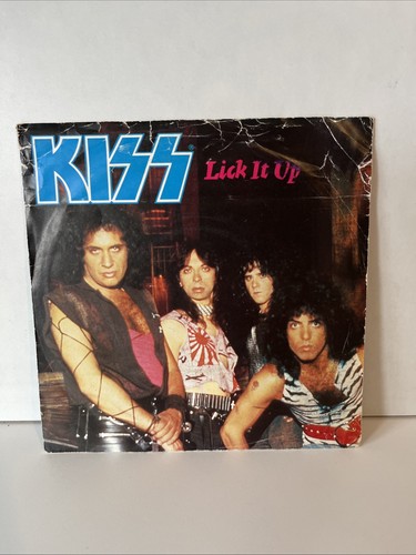 Kiss lick vinyl - it, 7”
