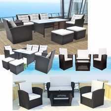 Polyrattan essgruppe lounge - polyrattan,