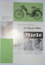 Miele Prospekt Der Moped Roller 1957, Original Zustand neuwertig Sammlerzustand