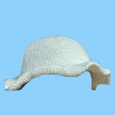 Gehäkelter Anglerhut weiß