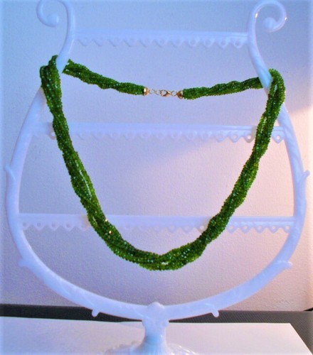 Chromdiopsid kette collier - chromdiopsid, kette/collier