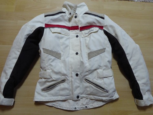 Textil motorradjacke mit - mit, leder