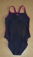 ADIDAS - Badeanzug- Einteiler, Badeanzug  tiefer Rücken, Schwarz/Pink, Gr. 38