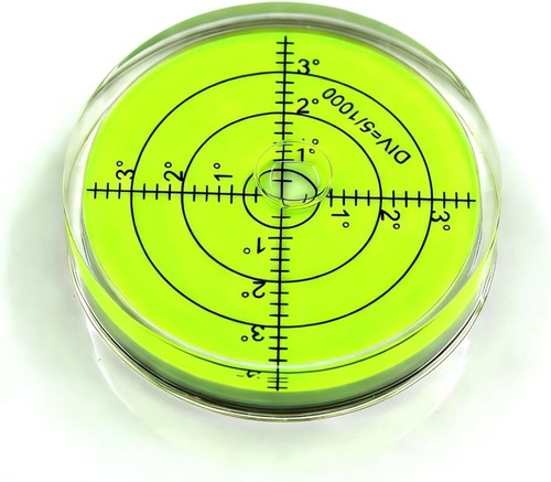 Runde wasserwaage acryl 60mm - runde,