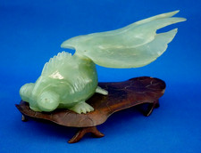 Jade fisch skulptur - jade,