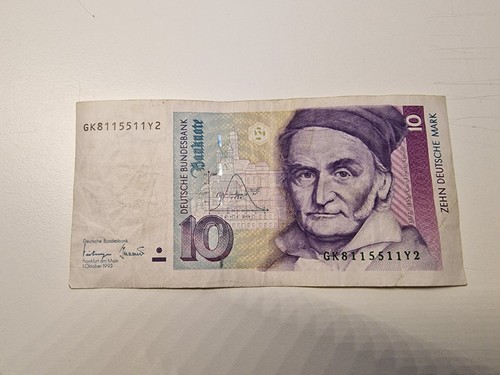 Brd banknote schein 1 - brd,