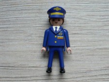 Playmobil - Figur Mann, Kapitän Pilot Aero Line, für 3185, Flugzeug - komplett