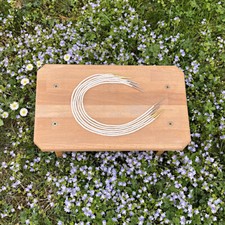 Gewandung Mittelalter LARP Nestelschnüre naturweiß 100%Wolle mit Nestelspitzen