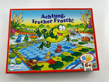 Achtung Frecher Frosch Spiel Kinderspiel Brettspiel Vollständig