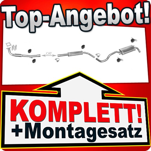 Auspuff für polo - vw, 1.4