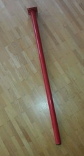 Tischfuss Metallrohr rot L 80cm / D 3cm