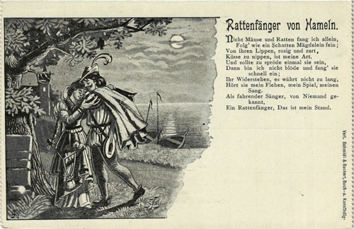 Hameln rattenfanger - ak,