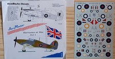 Hawker Hurricane Decals - Hurricanes at War Part 1 - AeroMaster 72-134 - 1/72