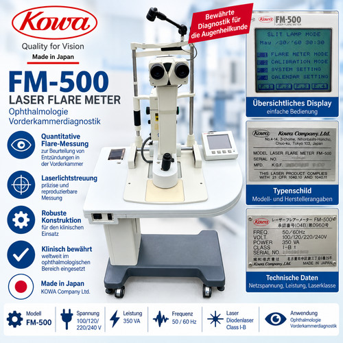 Kowa 500 laser flare meter - fm-500,