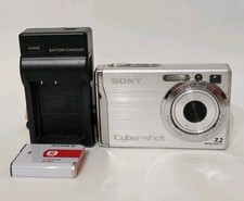 Sony Cyber-shot DSC-W80 7,2MP 3x Digitalkamera - Silber 