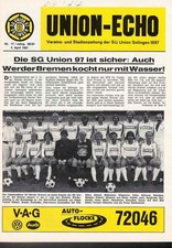 Fussball-Programmheft   81/82   2. Liga   Union Solingen - SC Fortuna Köln