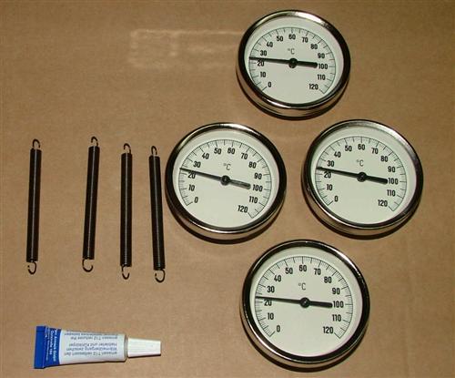 Anlegethermometer set - anlegethermometer, 4x
