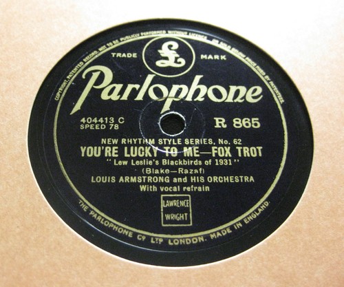 Louis armstrong you - louis, you're