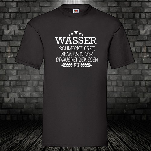 Wasser schmeckt erst brauerei - wasser,