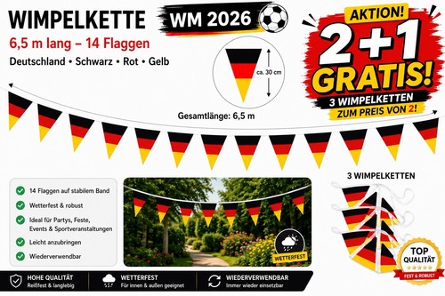 Deutschland fahne flaggenkette - fahne,