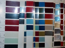 original Glasurit Farbkarten Fiat 1952 bis 1988 1 - 52 color paint charts chips