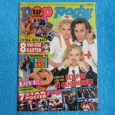 POP ROCKY 1992 Nr 5 OHNE Poster und Beilagen