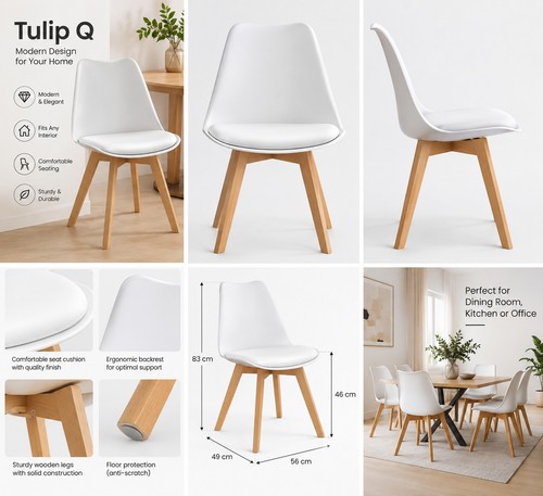 Tulip design esszimmerstuhl - tulip,
