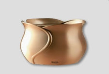 Kleine Grabschale aus Bronze Urnengrab  Blumenschale Pflanzschale 16x10