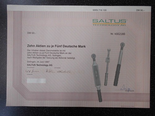 Saltus technology ag - ,