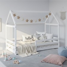Hausbett mit rausfallschutz - hausbett,