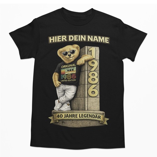 Personalisiertes shirt 40 - t-shirt,