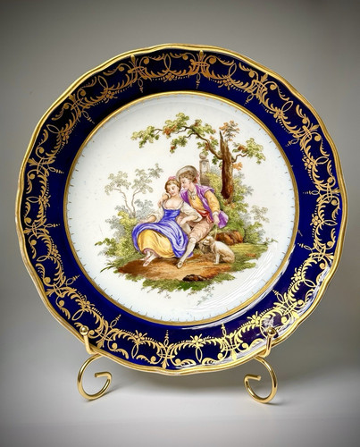 Meissen prunkteller - meissen, •