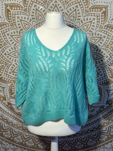 Pullover lochmuster l - gr.,