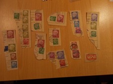 Konvolut Briefmarken auf