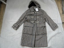 ASOS DESIGN schöner karierter Dufflecoat check duffle coat Gr. 36  NEU 