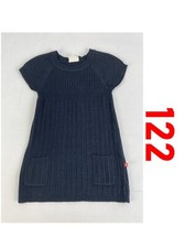 Mädchen Kurzarm Stick Kleid