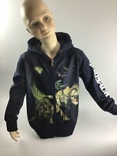 Dinosaurier,Kinder Jacke Kapuze Junge ,92,104,116,128,140,152,dunkelblau,Motiv