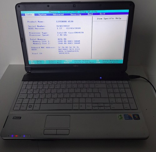 Fujitsu siemens lifebook ah530 - lifebook,