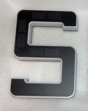 Paulmann 79846 Solar Hausnummer Nr.5 Dämmerungsschalter Akku IP44