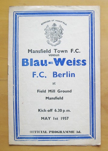 Mansfield town blau weiss - mansfield, v
