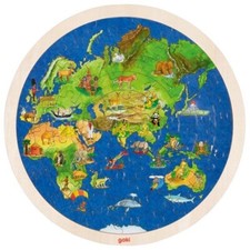 Einlegepuzzle weltkugel puzzle - einlegepuzzle,